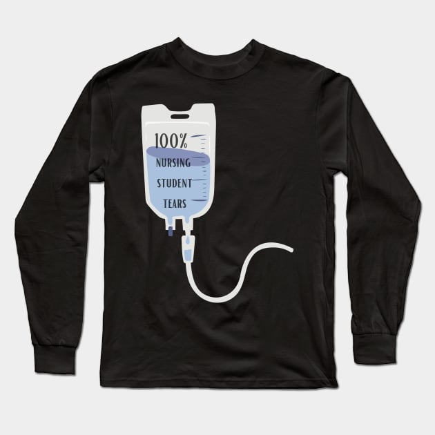 nursing student tears Long Sleeve T-Shirt by Clouth Clothing 